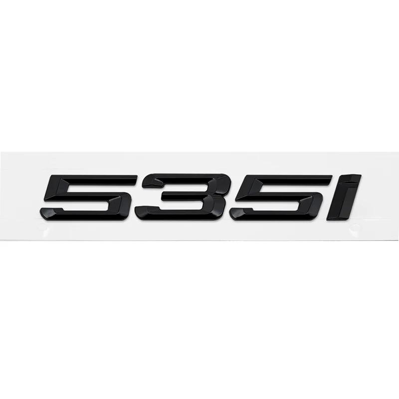 ABS Car Rear Trunk Letters Logo Badge Emblem Sticker For BMW 5 Series 520i 525i 528i 530i 535i 540i 523i E39 E60 E61 F10 F11 G30 ir2