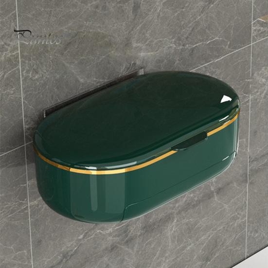 Мыльница, универсальный чехол для мыльницы, компактный настенный держатель для слива мыла с губкой для домашней ванной комнаты