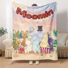 Moomin Theme Printed Blanket - Perfect for Couch, Bed, Travel & Outdoor Use | Machine Washable, Cozy & Durable.