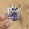 Сделка ко Дню матери Аметист африканский драгоценный камень 925 стерлинговое серебро цветок кольцо для жены