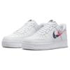 Nike Air Force 1 Low '07 Quadruple Swoosh White Navy Crimson Sneakers FJ4226-100