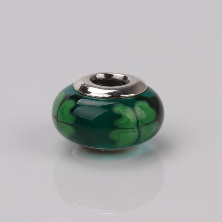 Бусины-цветы из муранского стекла из стерлингового серебра 925 пробы для браслета Pandora - Весенняя коллекция DIY Ювелирный аксессуар Подарок