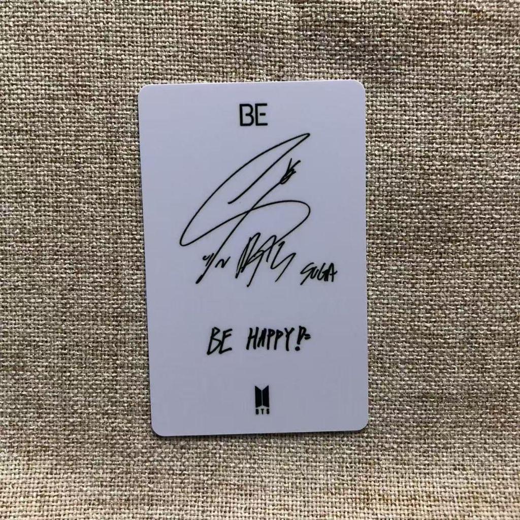 [USED] BTS SUGA Yoongi BE Unreleased Korean Lucky Drop Random Trading Card