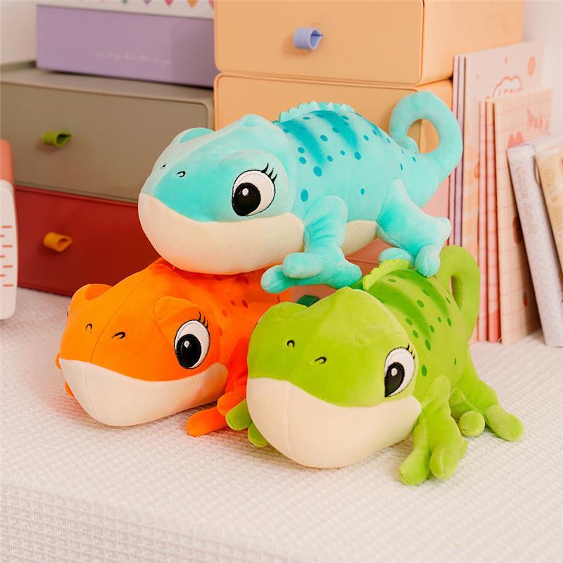 Chameleon Plush Toy Soft Stuffed Animal Kids Birthday Gift For Children