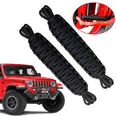 1 пара ремней для ограничения открывания дверей для Jeep Wrangler CJ YJ TJ JK JL 1996-2024, прочность на разрыв 550 фунтов, прочный ограничитель поворота