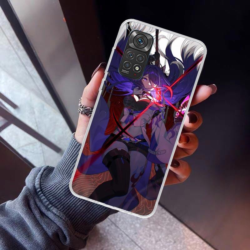 Чехол для телефона Honkai Star Rail Ахерон для Xiaomi Redmi Note 10 11 12 13 14 15 Pro Plus 11S 12S 14S 11T 11E 10S Мягкая задняя крышка из ТПУ