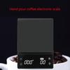 Цифровые весы для кофе с перезаряжаемой батареей, весы для пуровера с таймером, весы для капельного кофе, светодиодный большой дисплей для дома