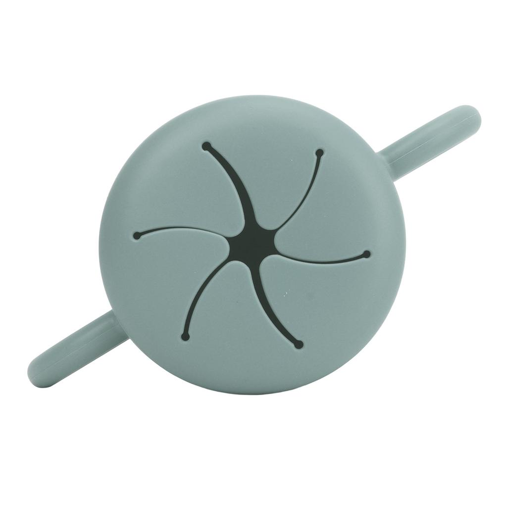 Детская силиконовая чашка для закусок, многоцелевая, безопасная, здоровая, портативная, с двумя ушками, детская чашка для закусок