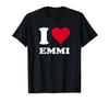 Red Heart I Love Emmi T-shirt