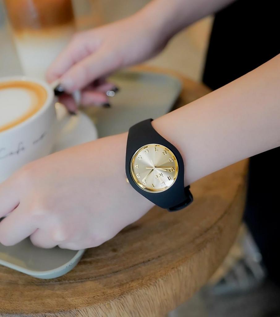 Авторизованный дистрибьютор часы Ice watch 022584 ICE glam black chic small 37mm 3 стрелки [Ice-watch] женские ЧЕРНО-БЕЛЫЕ