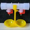 Automatic Water Dispenser Double Nipple Drinker Chicken Feeder Farming Equipment Drinking Supplies