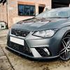 For Seat Ibiza MK5 6F FR TSI TDI 2017-2024 Hatchback Front Bumper Lip Spoiler Splitter Diffuser Retrofit Bodykits Tuning