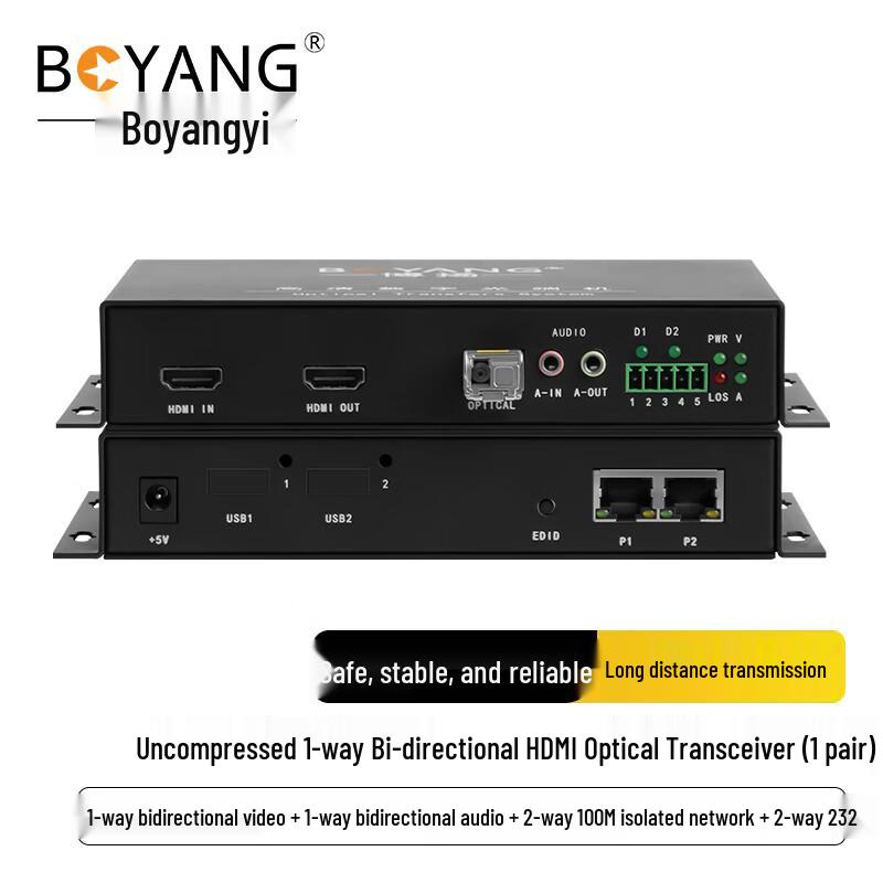 BOYANG HDMI & Multi-Service Fiber Optic Transceivers