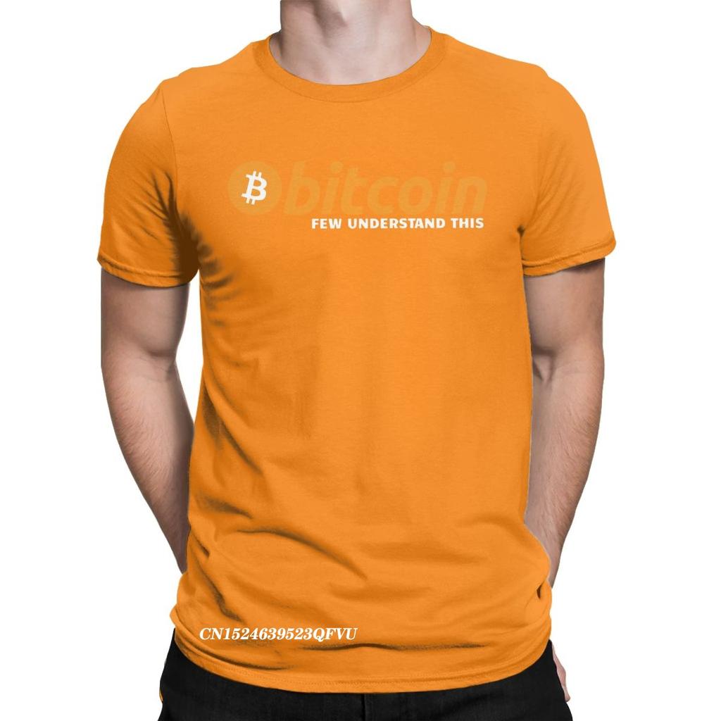 Футболка Bitcoin Few Understand для мужчин Crypto Ripple Funny Premium Cotton Tees Manga Harajuku Tshirt Gift Birthday Clothing