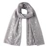 Sheer Silk Scarf Soft Christmas Gifts Autumn Winter Wrap Shawls  for Women