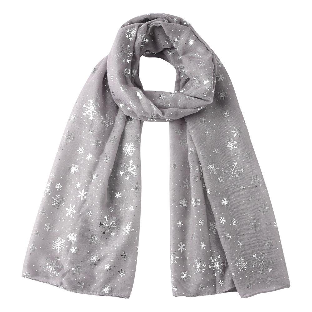 Sheer Silk Scarf Soft Christmas Gifts Autumn Winter Wrap Shawls for Women