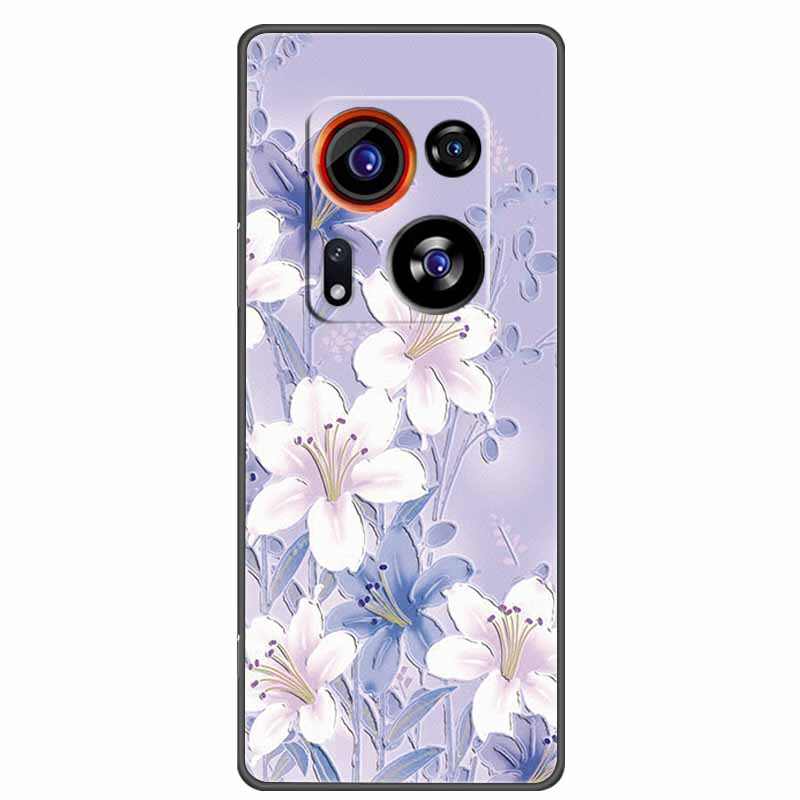 Чехол для Tecno Phantom X2 Pro 3D тиснение цветами Мягкий силиконовый задний чехол для телефона Чехлы для Tecno PhantomX2 Pro Печатный Funda