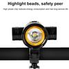 Bicycle Headlight Aluminum Alloy Waterproof Zoom USB Rechargeable Modes Adjustable MTB Road Mountain Bike Night Riding LED Front Lamp