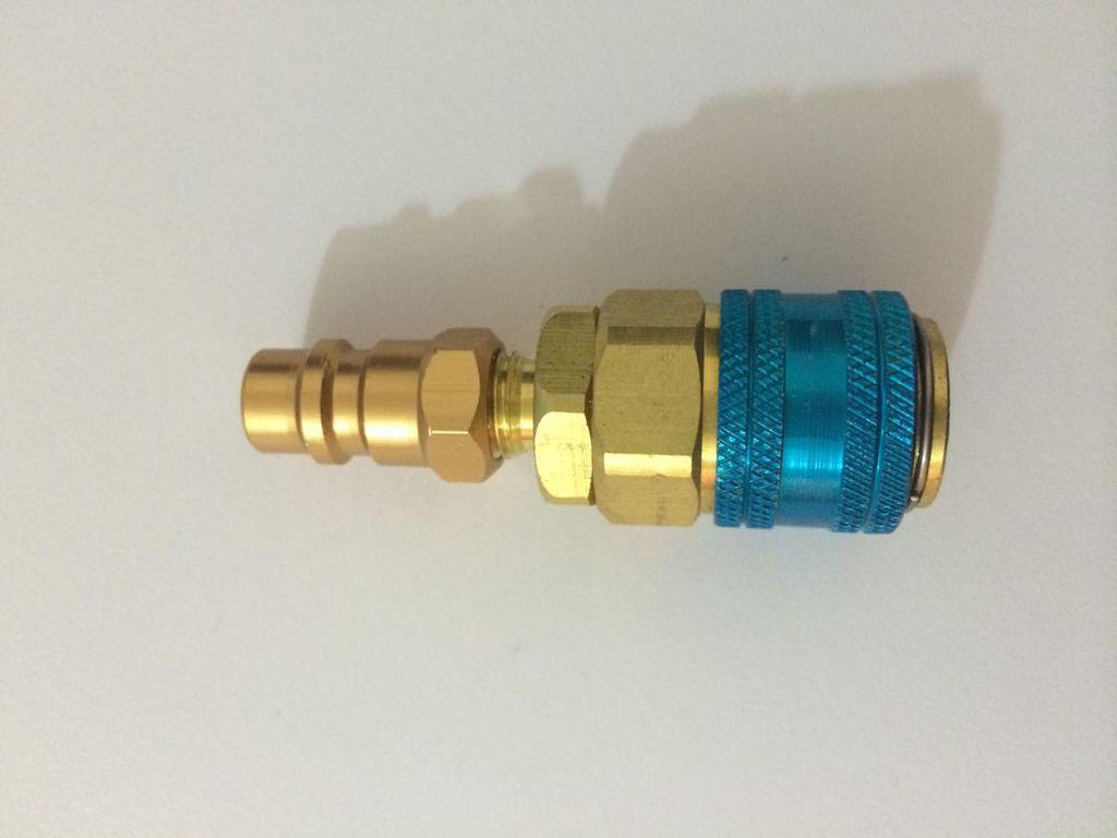 Быстросъемный разъем для кондиционера автомобиля R134A QC-12L/QC-12H с трубкой для порта низкого давления 13 мм