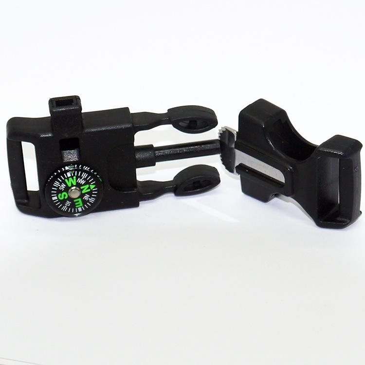 Многофункциональный браслет из паракорда для выживания 5-в-1 с компасом для путешествий на открытом воздухе и альпинизма