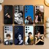 Чехол для телефона E-Timothée Chalamet для Samsung S26, S25, S24, S23, S22, S30, S21, Ultra, Plus, FE 5G Черный Мягкий Чехол
