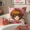 Магический Милый Японский Аниме Cardcaptor Sakura Наволочка Подушка Короткий Плюш Невидимая Молния Комната Диван Наволочка
