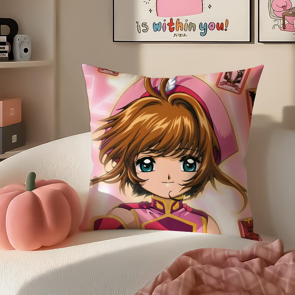 Магический Милый Японский Аниме Cardcaptor Sakura Наволочка Подушка Короткий Плюш Невидимая Молния Комната Диван Наволочка