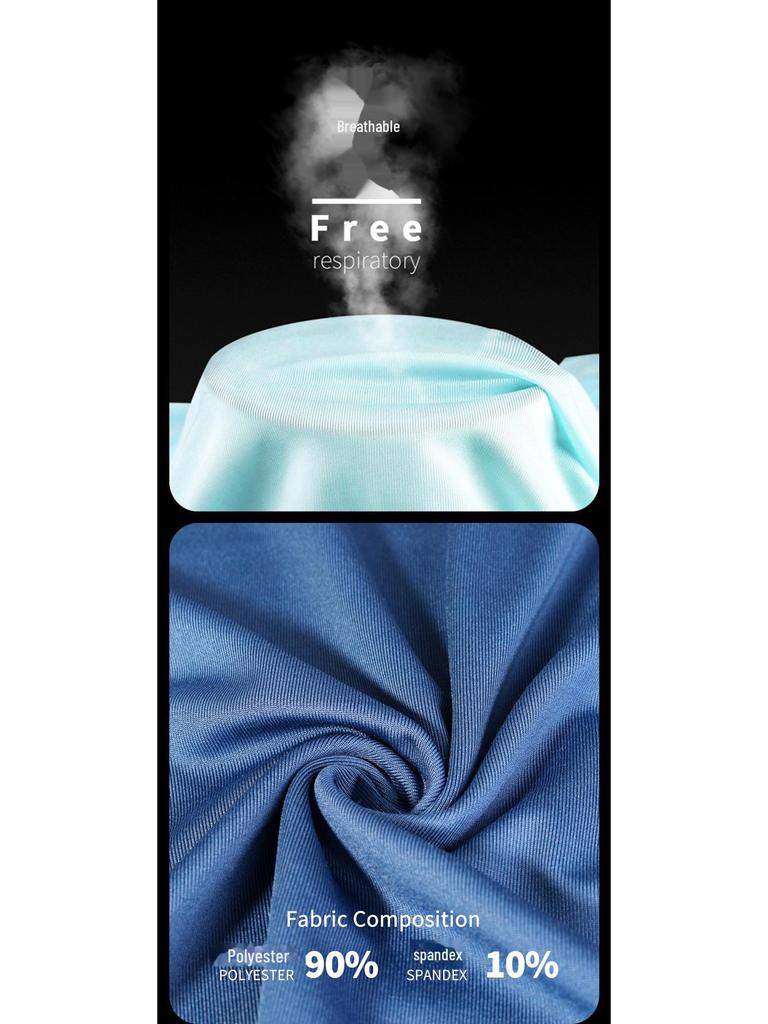 Мужской дышащий спортивный жилет Ice Silk с круглым вырезом и облегающим кроем