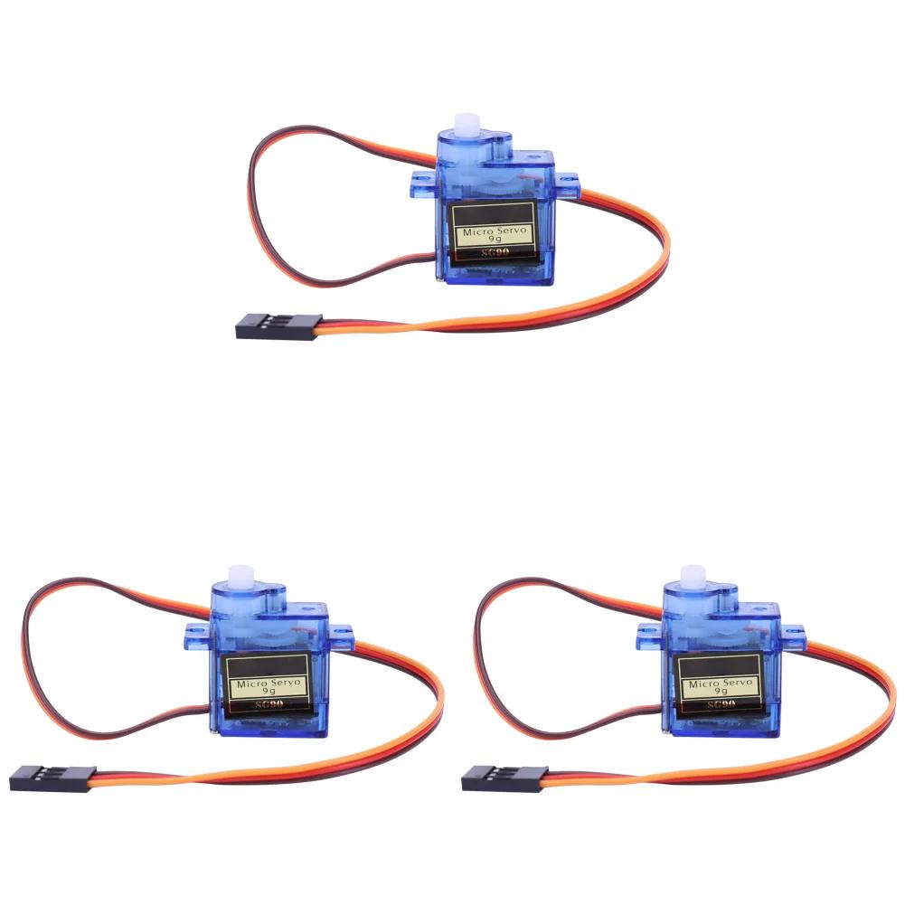 3/4/5pcs 4.2-6V SG90 9G Micro Gear Servo Motor Fixed-Wing Steering Engine 180/360 Degrees for RC Helicopter Aircraft Airplane