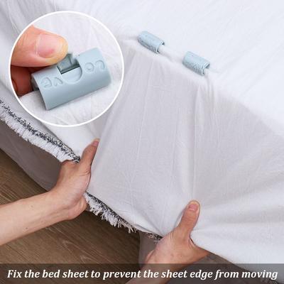6 шт. невидимый зажим с пряжкой для матраса, нескользящее одеяло, держатель для простыни, зажимы для простыни, прищепки