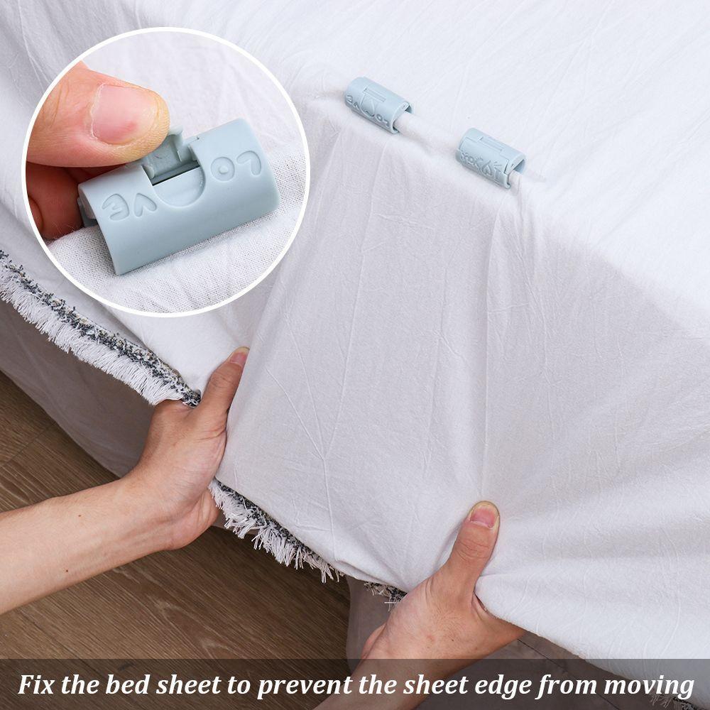6PCS Household Needle-free Mattress Buckle Quilt Bed Cover Bed Pegs Sheet Holder Sheet Clips