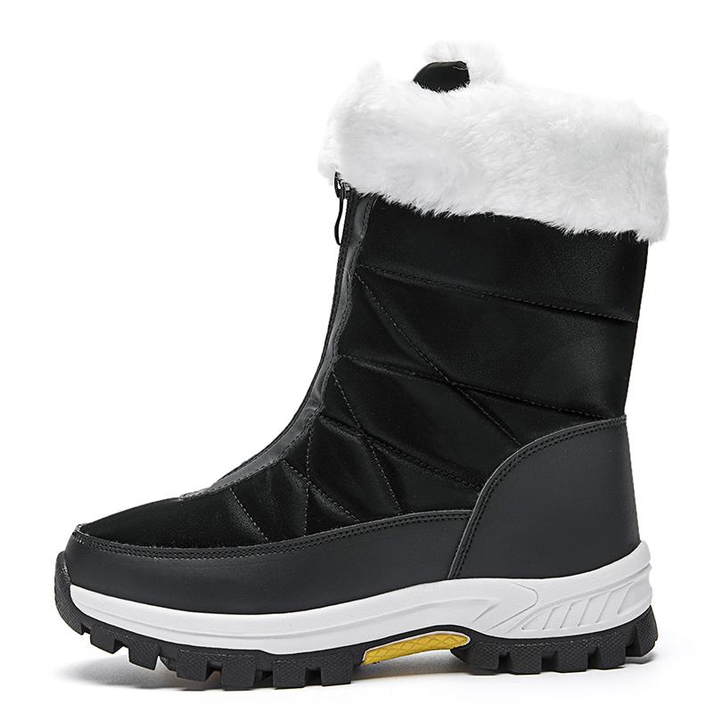 35-42women's High-top Cotton Shoes Boots Large-size Outdoor Anti-slip Waterproof Women's Snow Boots