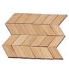 1/12 Dollhouse Flooring Lifelike Decorative DIY Assembly Bamboo Miniature Floor Board for Bedroom