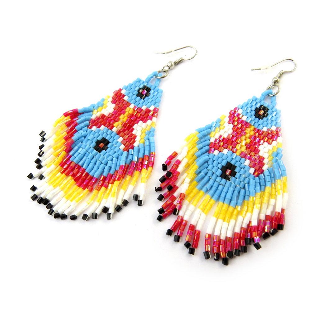 Les Trésors De Lily [N4641] - Multicolor 'Altai' Designer Earrings