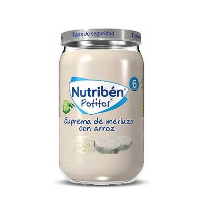 Nutriben Potito Suprema с хеком и рисом 235г