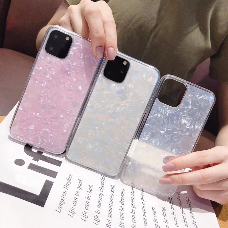 Мягкий силиконовый чехол для телефона с блестками Dream Shell для iPhone 13 12 11 Pro Max Mini X XR XS Max 8 7 6s 6 Plus SE, противоударная задняя крышка из ТПУ, чехол
