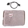 Hand Warmer Heat Pack Cute Rechargeable Electric Hot Water Bag Safety Rabbit Fur Reusable Hot Water Bottle Handwarmer