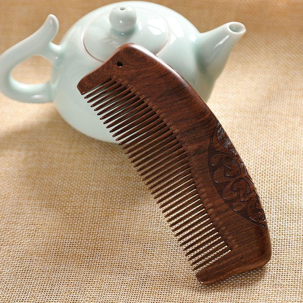Антистатическая расческа для волос, деликатная сандаловая расческа, инструмент для укладки волос, инструмент для ухода за волосами, бьюти-аксессуары