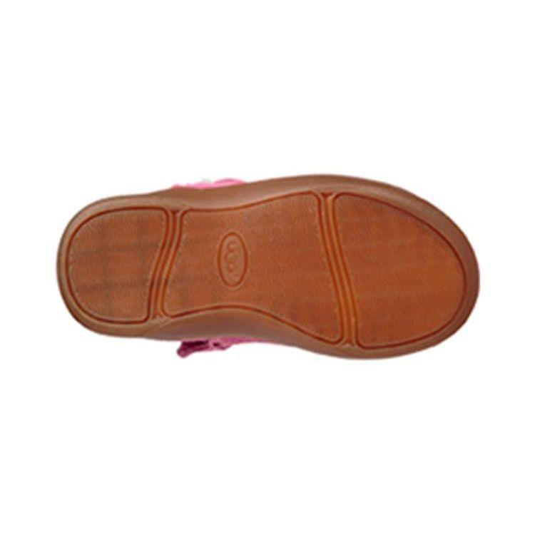 UGG Килан Замшевые Ботинки на Липучке Флисовые Зимние Детские ботинки Розовые 1096089T-PAZ