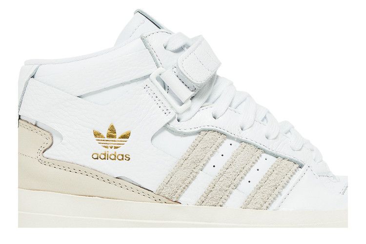 Женские кроссовки adidas Forum Bonega Mid Cloud White Orbit Grey Bliss (Женский) Облако-белое/Орбитально-серое/Блаженство