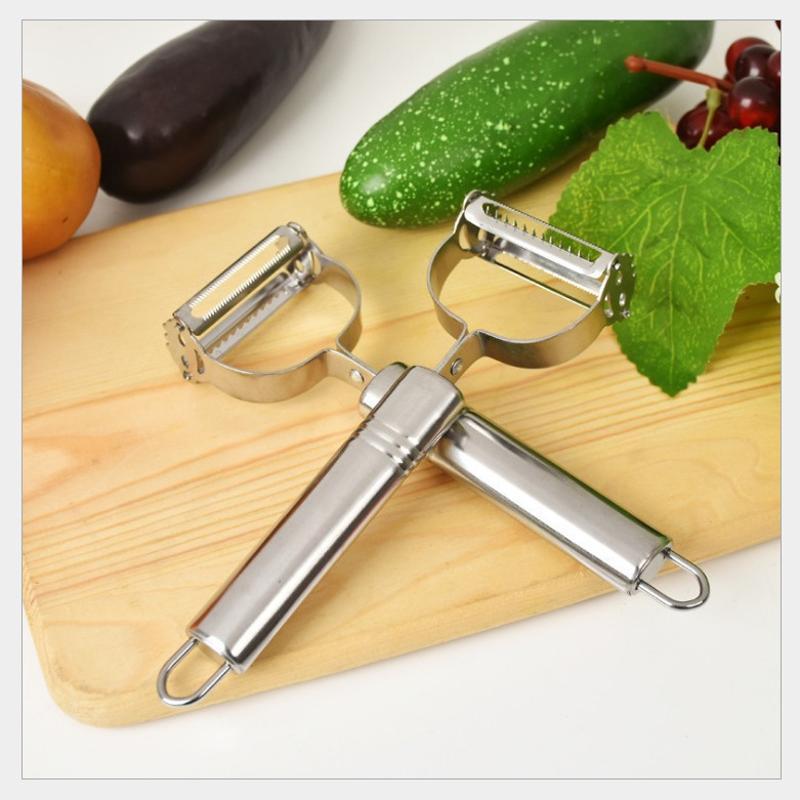 Stainless Steel Peeling And Shredding Machine Household Multifunctional Potato And Fruit Peeling Knife Scraping Knife Small Tool