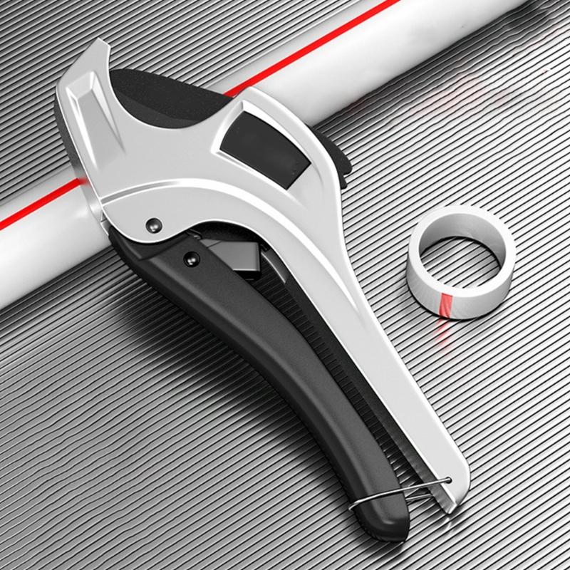 Ratcheting PVC Pipe Shears Pipe Cutter for Cutting of Plastic and PEX Pipes for DIY Enthusiasts