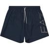 Emporio Armani EA7 Свободные Повседневные Пляжные Шорты с Большим Логотипом Мужские шорты Черный 7M000550-AF14497-MB010