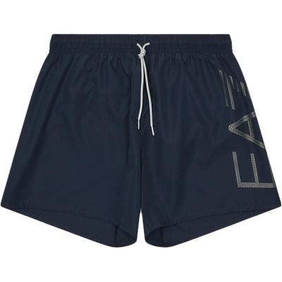 Emporio Armani EA7 Свободные Повседневные Пляжные Шорты с Большим Логотипом Мужские шорты Черный 7M000550-AF14497-MB010