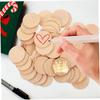 Необработанные срезы натурального бука Круглые деревянные заготовки для поделок своими руками Деревенские деревянные диски для свадебного декора