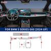 Для BMW 5 серии I5 G60 2024 Внутренняя центральная консоль Прозрачная защитная пленка TPU PPF Автомобильные аксессуары для защиты от царапин Комплект для тюнинга