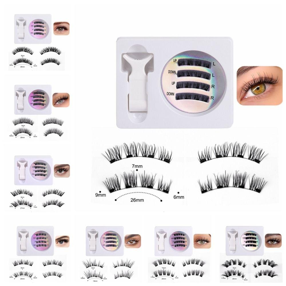 Многоразовые накладные ресницы без клея 3D накладные ресницы долговечные магнитные ресницы набор для макияжа