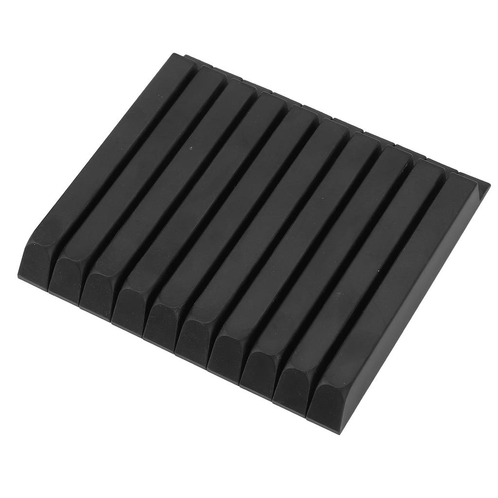 10 Pcs Black Piano Keys Matte Texture ABS Plastic Piano Replacement Key for Maintenance
