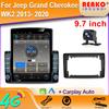 9.7" Vertical Style Tesla Screen Car Radio For Jeep Grand Cherokee WK2 2013 2020 GPS Navigation Multimedia Player Carplay 2din