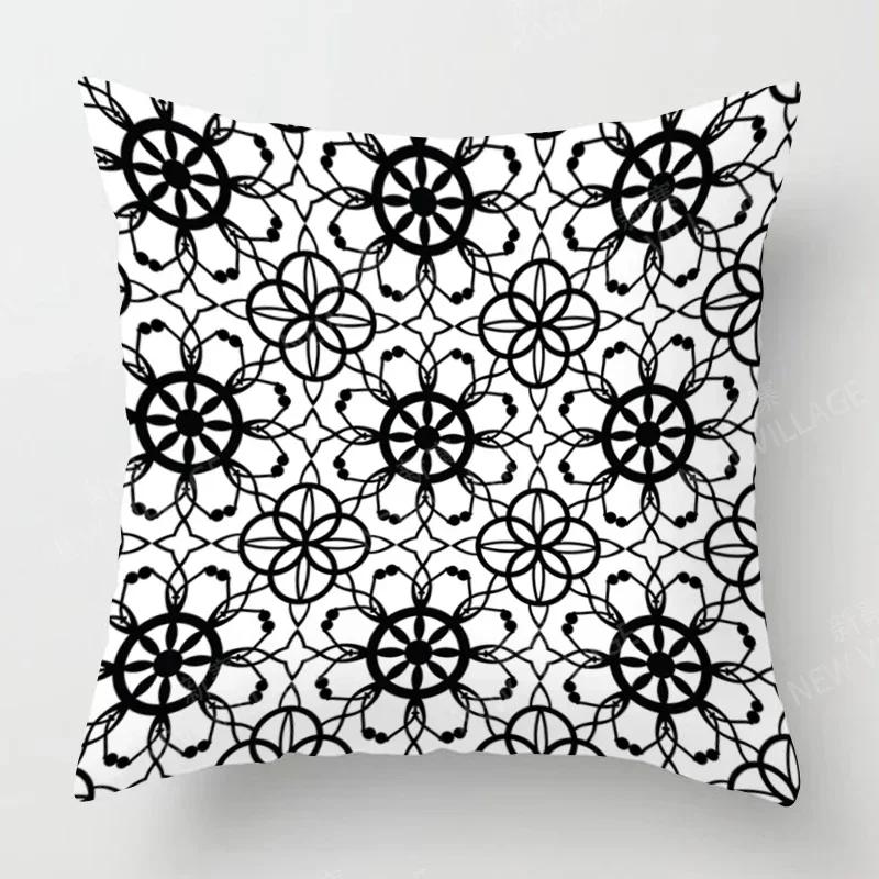 Осенний Домашний Декор Осенний Декор Гостиной Наволочка для Декоративной Подушки Диван Бохо Наволочка Мандала